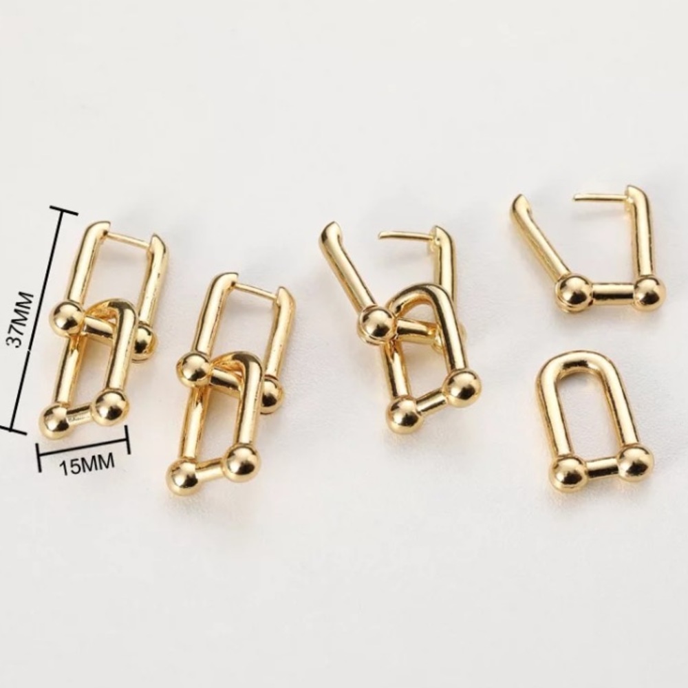 💫Insta chain link earrings - Picture 7 of 7